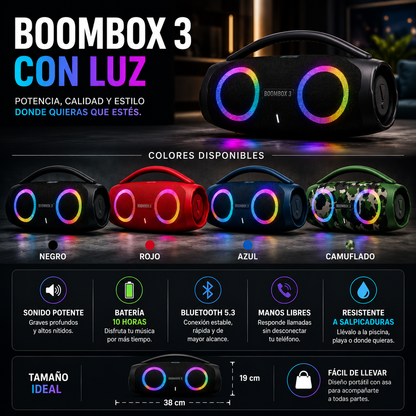 Parlante J B L Boombox 3
