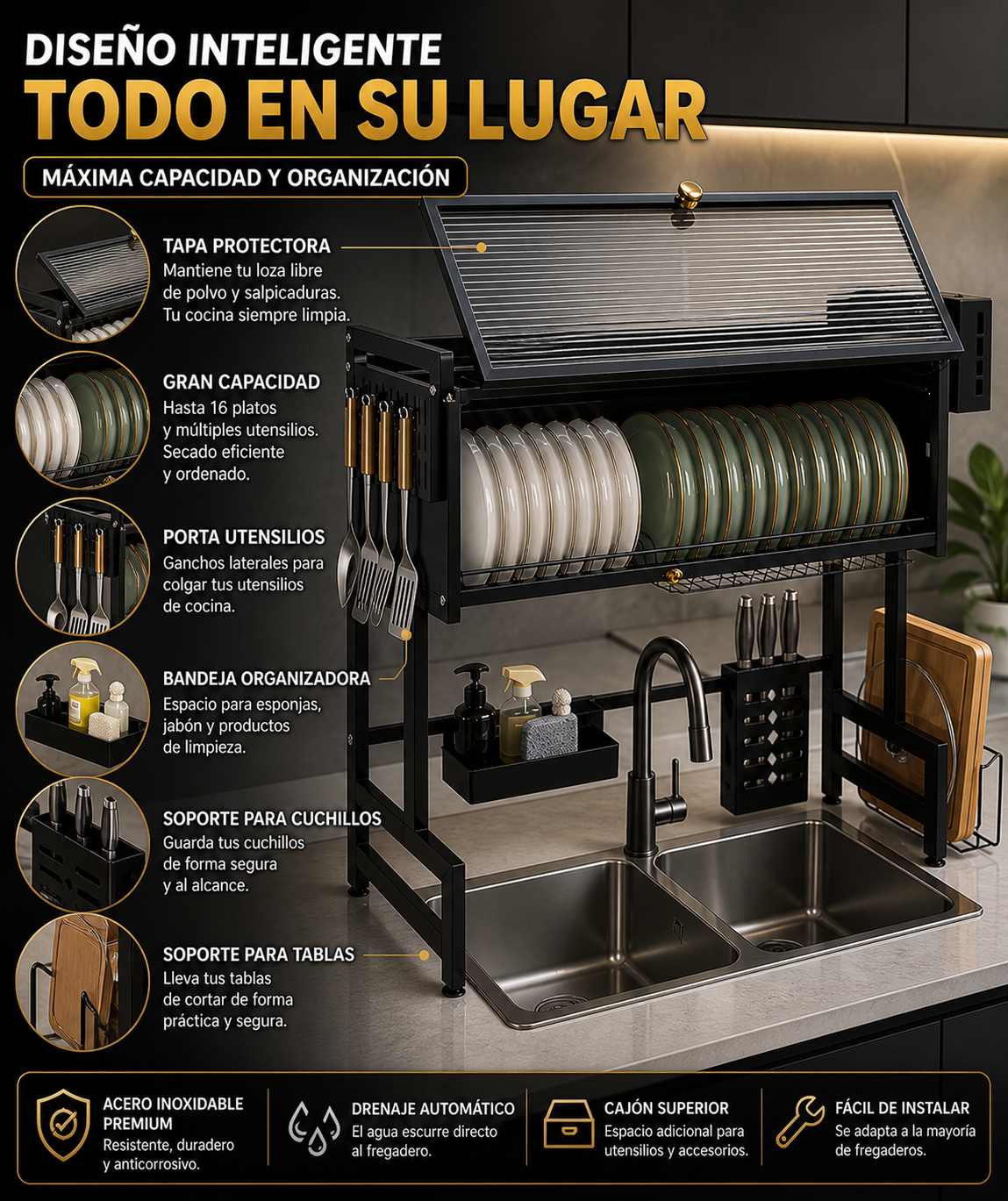 Escurridor De Loza PREMIUM